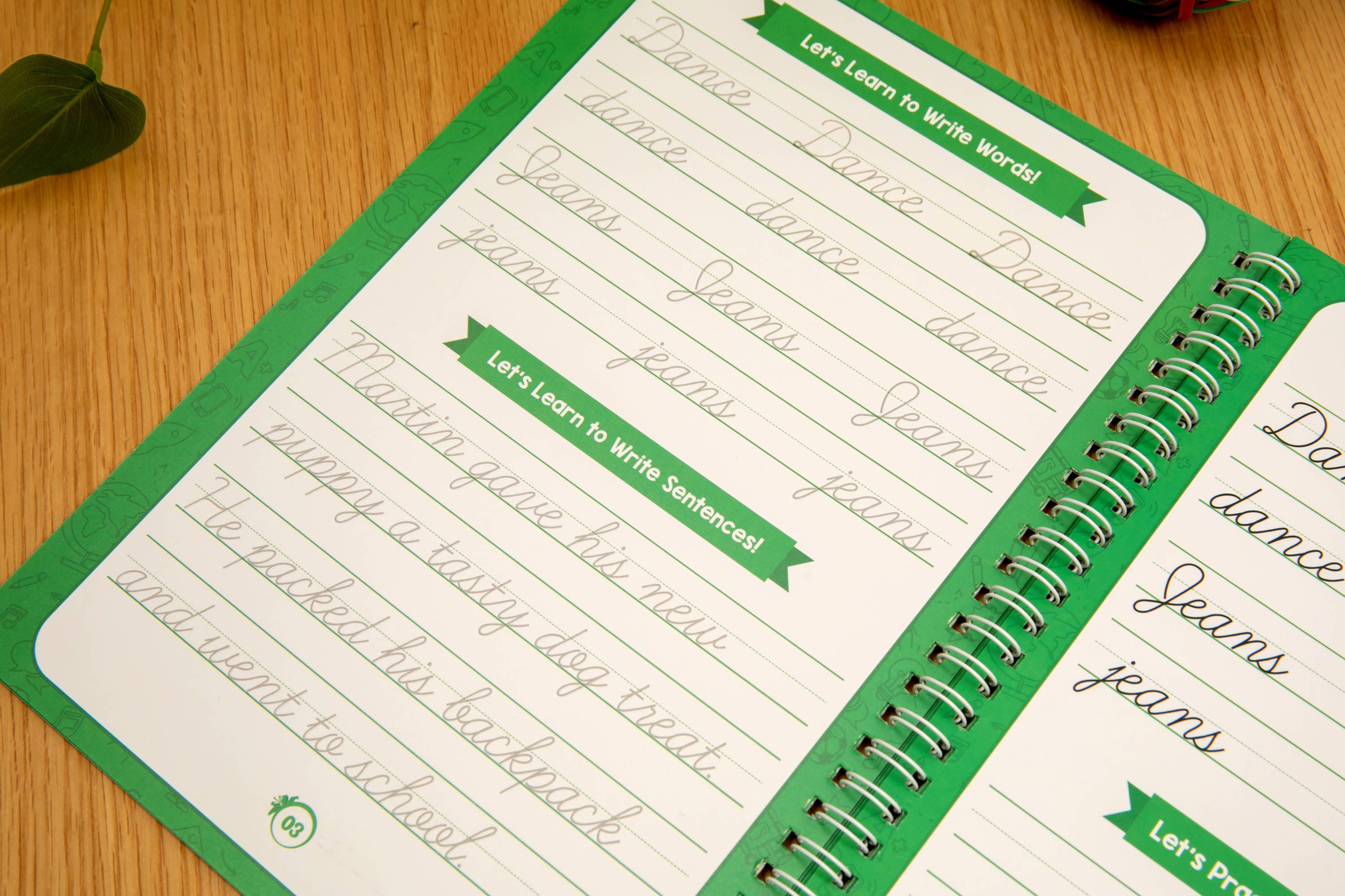 Lily learning cursive handwriting kit